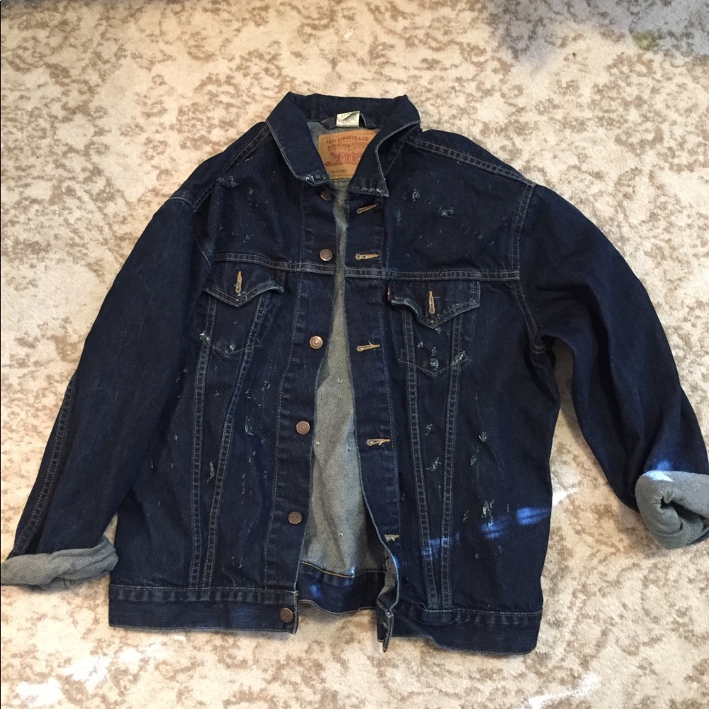 Levi Strauss Distressed Denim Jacket